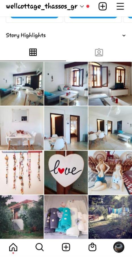 Το Σπίτι Με Το Πηγάδι - Wellcottage Thassos Скала-Каллірахіс Екстер'єр фото